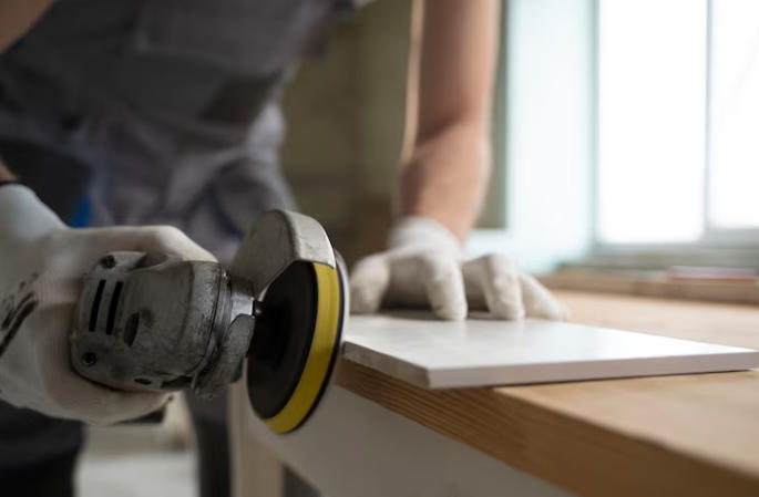 Smooth the edges with a diamond file Smooth the edges with a diamond file