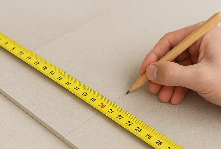 Measure and Mark the Tile Measure and Mark the Tile