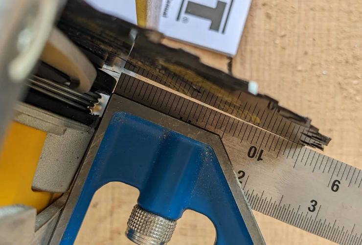 Square the Saw Blade