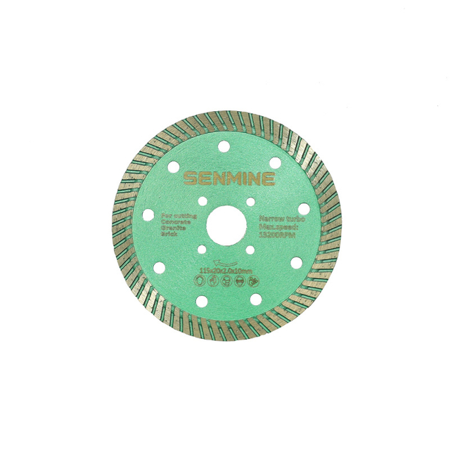 Turbo Diamond Saw Blade for Cutting Stone Hot Pressed