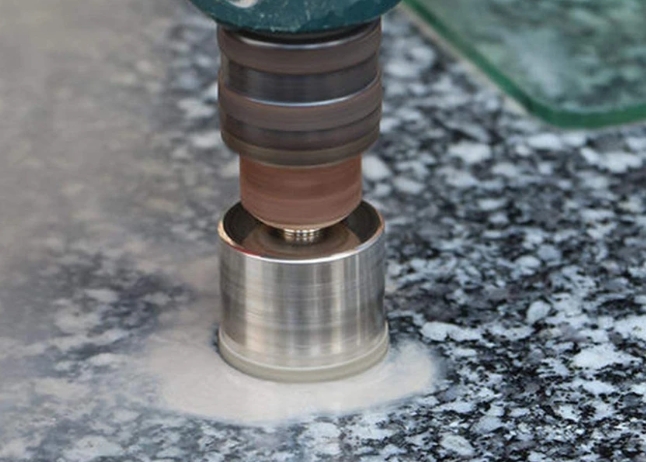 Drill Holes into Granite