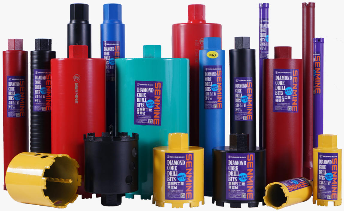 wet core drill bits optional surface