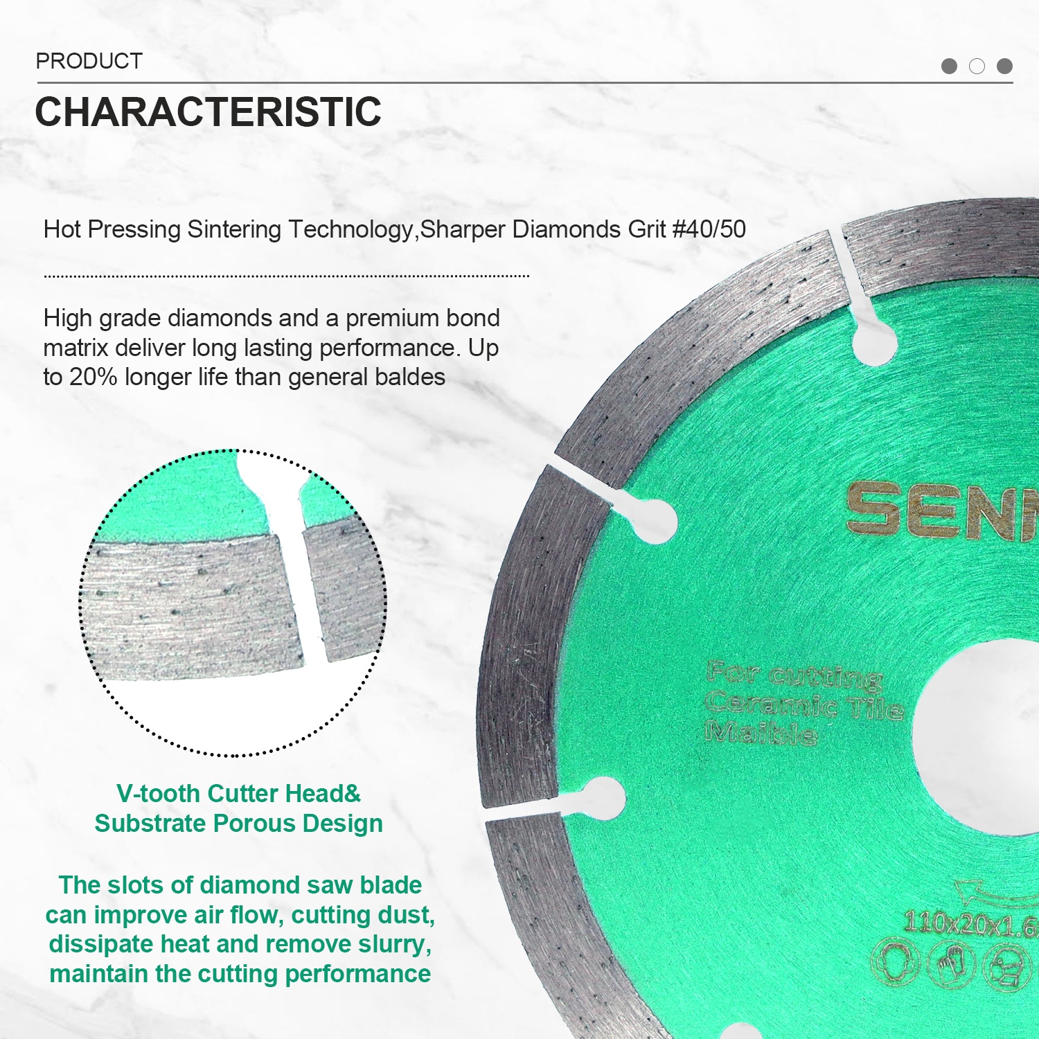 stone cutting disc