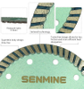 Turbo Diamond Saw Blade for Cutting Stone Hot Pressed