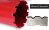 Segments of Diamond Core Drill Bit 24*4/4.5*10mm