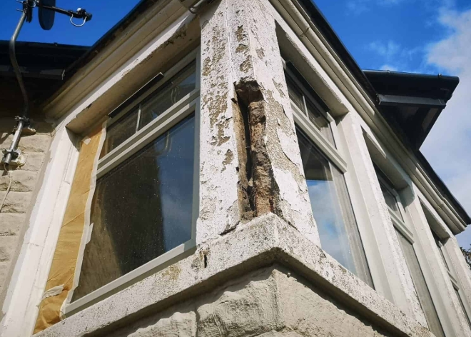 concrete cancer house