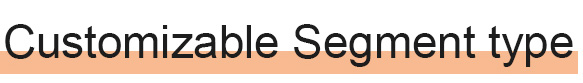 Customizable Segment type