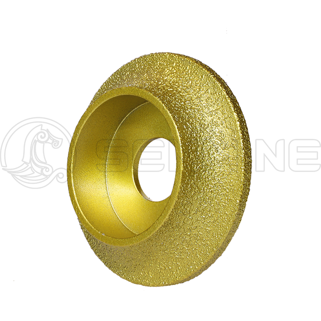 Brazed Diamond Grinding Wheel Concave Abrasive Wheel Grinding Dics for Stone Ceramics