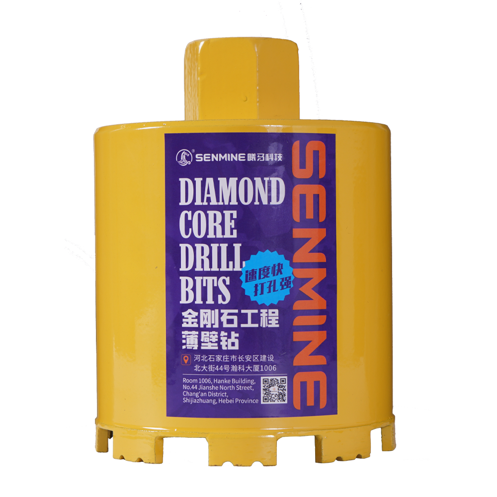 High Frequency Welded Short Diamond Core Drill Bit for Hand Held Machine