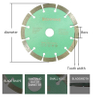 Hot-pressed Segmented Diamond Saw Blade for Cutting Stone