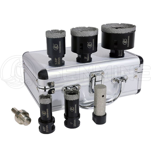 Vacuum Brazed Diamond Core Drill Bit Set D52065YD
